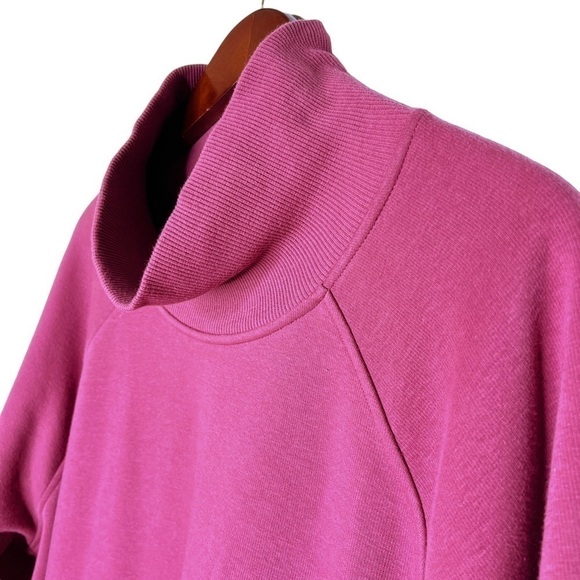 ATHLETA Side Zipper Cozy Karma Funnel Neck Pullover Sweatshirt Top Size XL Tall - Picture 8 of 16